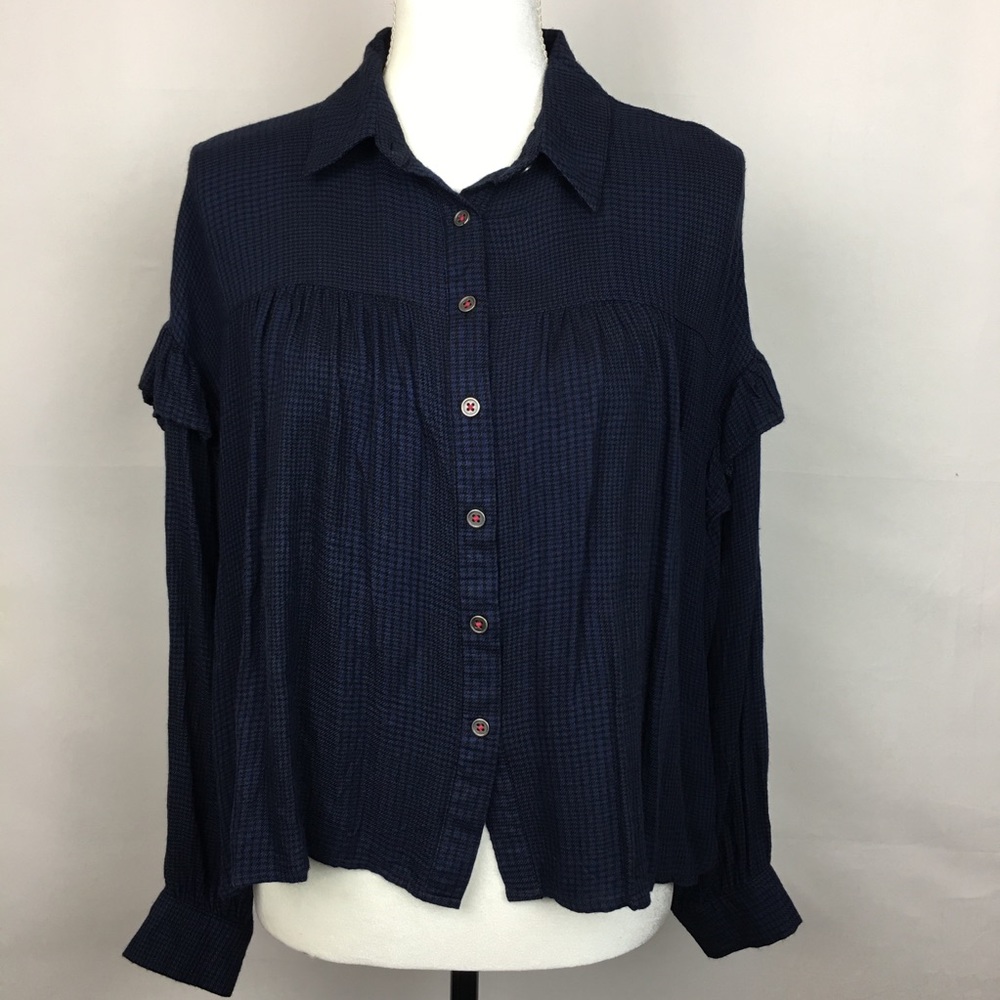 Copper Key  long sleeve plaid   Size: M